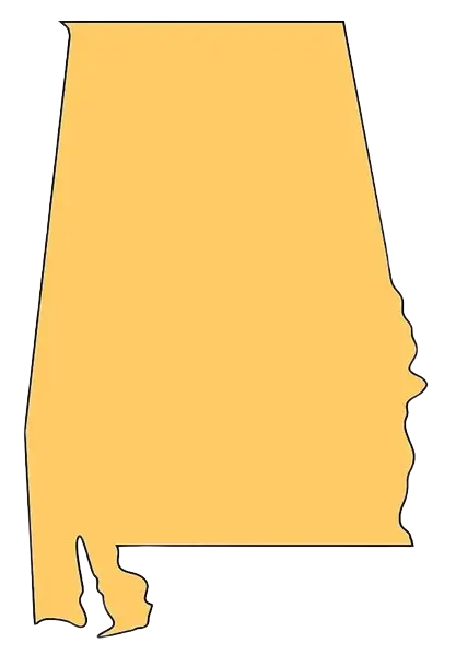 Alabama state map