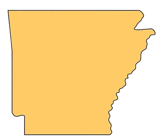 Arkansas state map