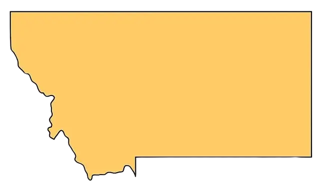 Montana state map