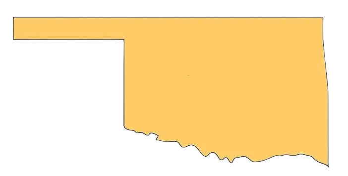 Oklahoma state map