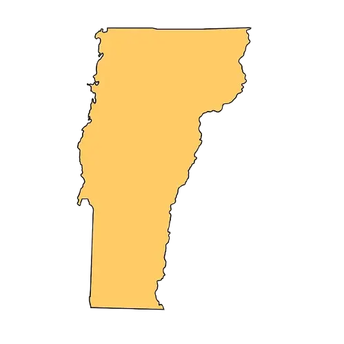 Vermont state map